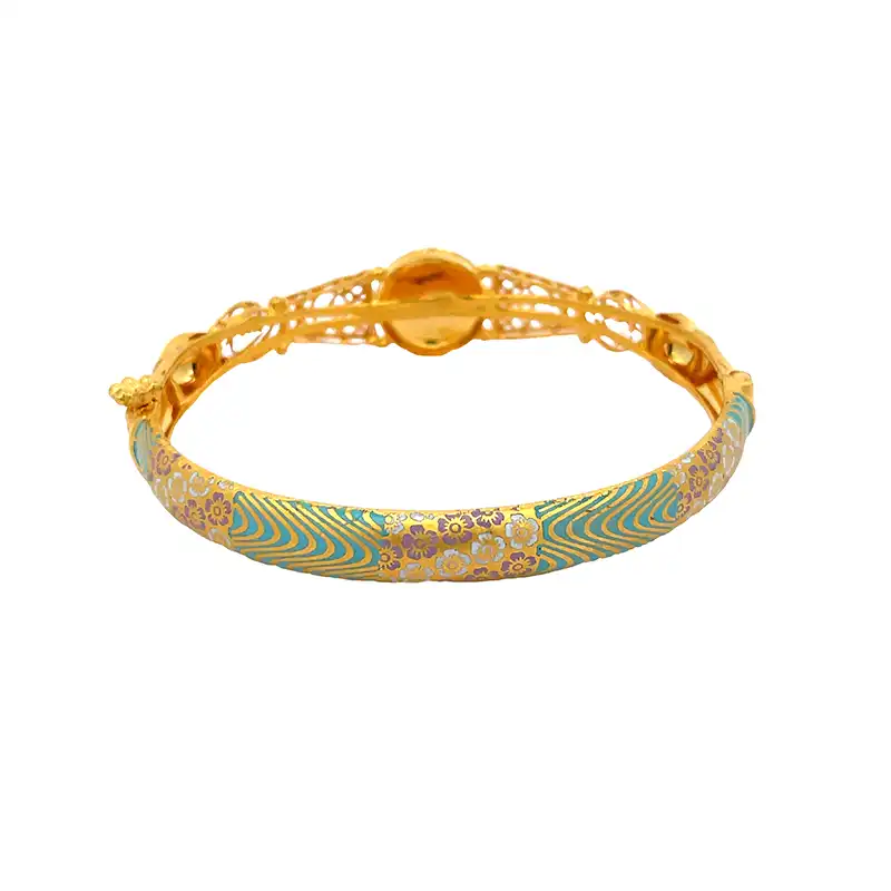 Meenakari - 22K Gold Fashion Bangle